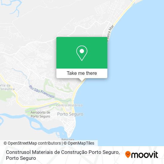 Construsol Materiais de Construção Porto Seguro map
