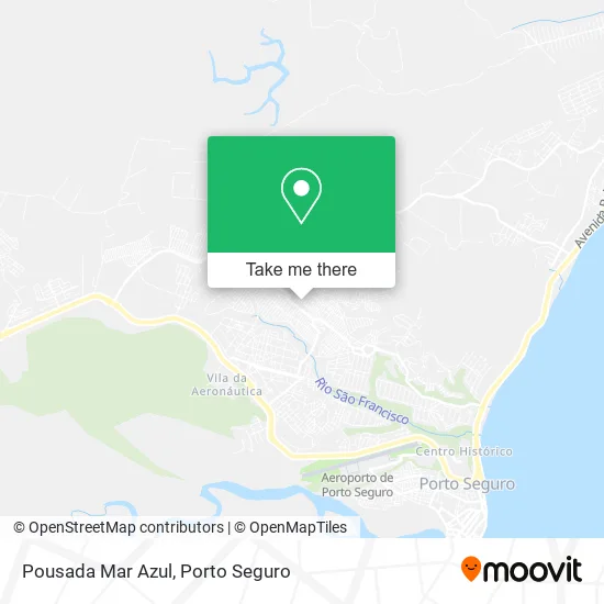 Pousada Mar Azul map