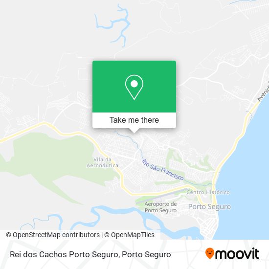 Rei dos Cachos Porto Seguro map