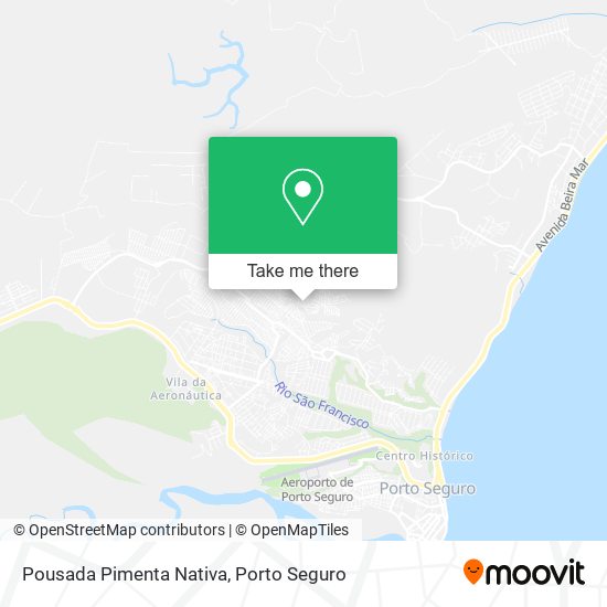 Mapa Pousada Pimenta Nativa