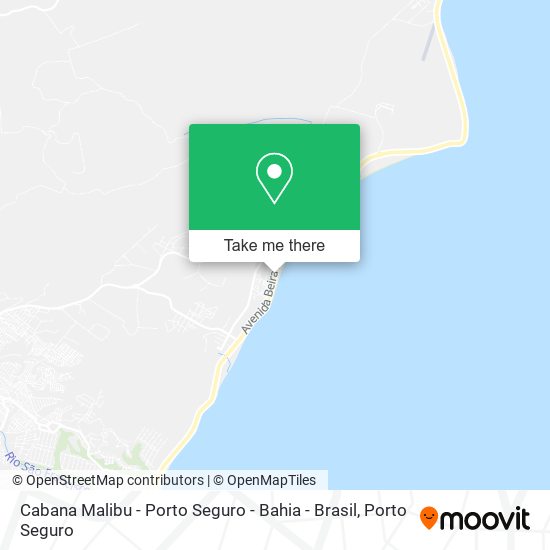 Cabana Malibu - Porto Seguro - Bahia - Brasil map