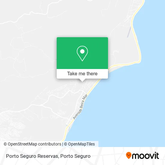 Porto Seguro Reservas map