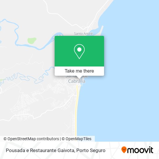 Mapa Pousada e Restaurante Gaivota