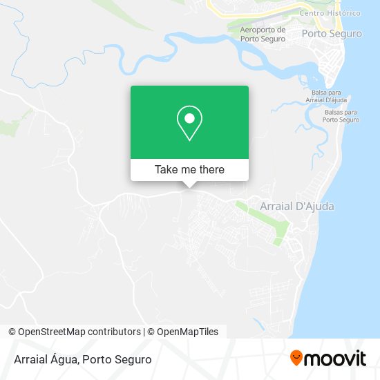 Arraial Água map