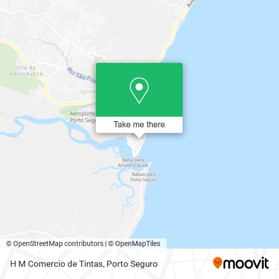 H M Comercio de Tintas map
