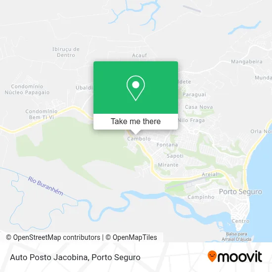 Auto Posto Jacobina map
