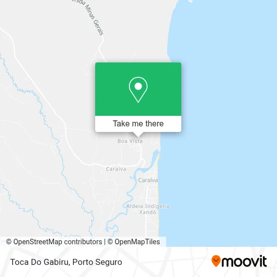 Toca Do Gabiru map