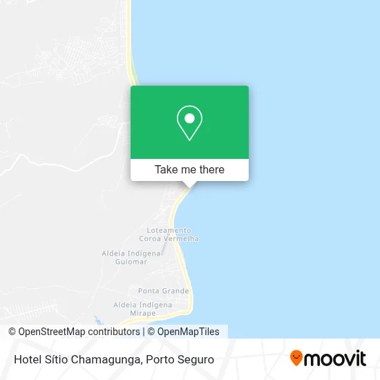Hotel Sítio Chamagunga map