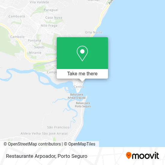 Restaurante Arpoador map