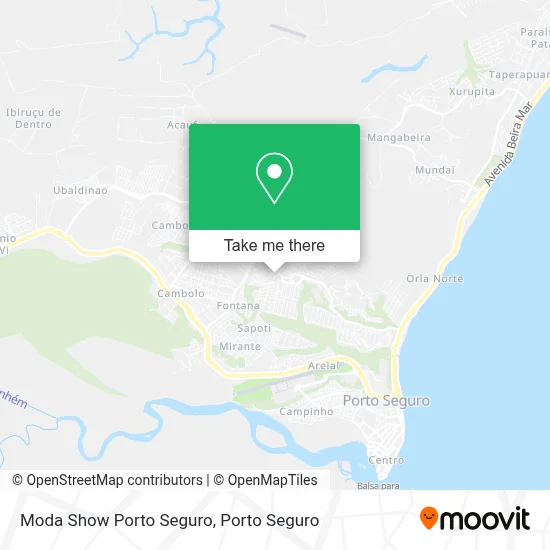 Moda Show Porto Seguro map