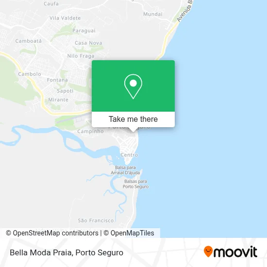 Bella Moda Praia map