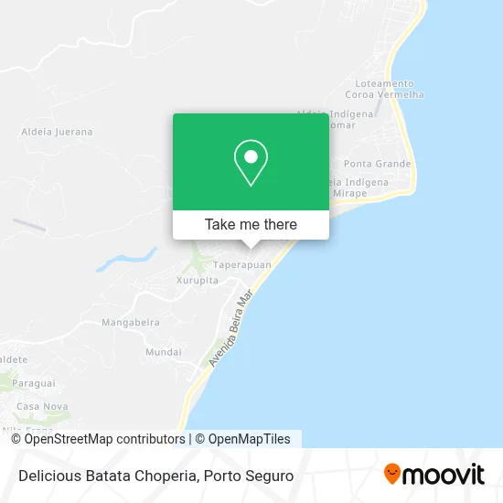 Delicious Batata Choperia map