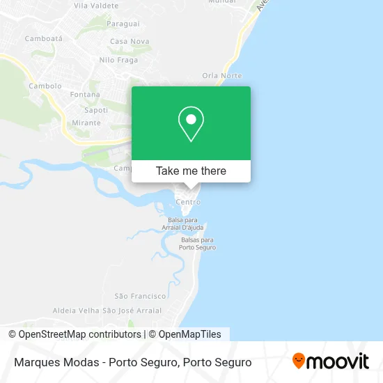 Marques Modas - Porto Seguro map
