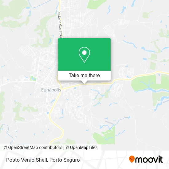 Posto Verao Shell map