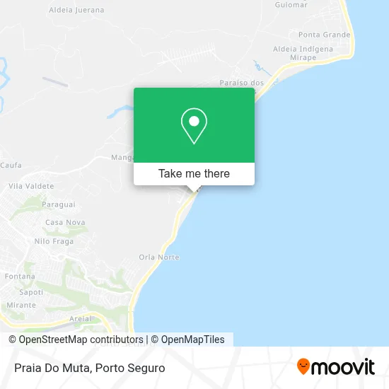 Praia Do Muta map