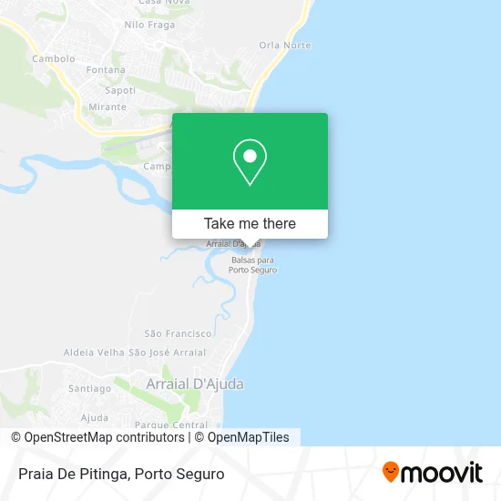 Praia De Pitinga map