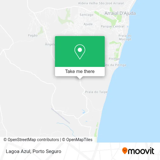 Lagoa Azul map