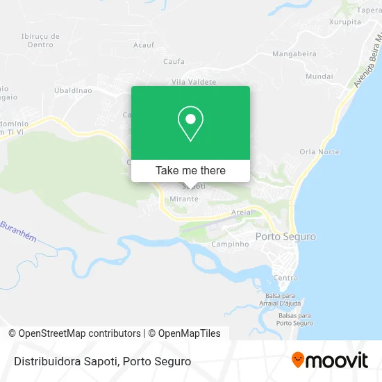 Distribuidora Sapoti map