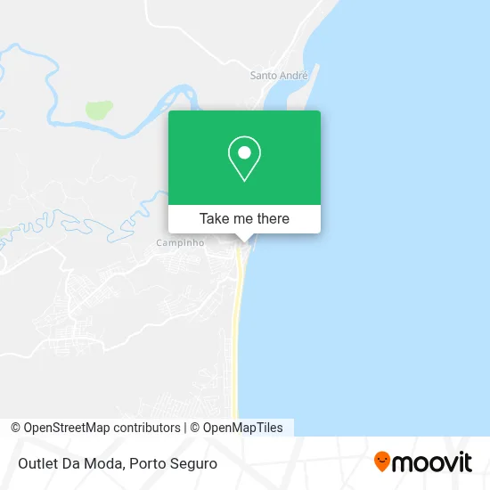 Outlet Da Moda map
