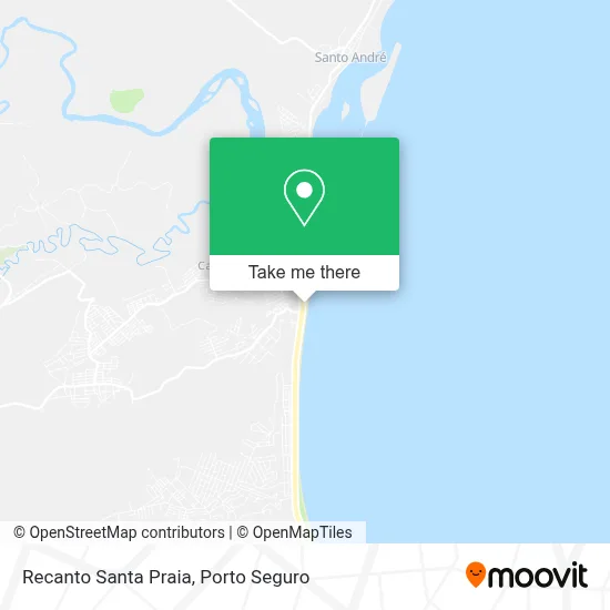 Recanto Santa Praia map