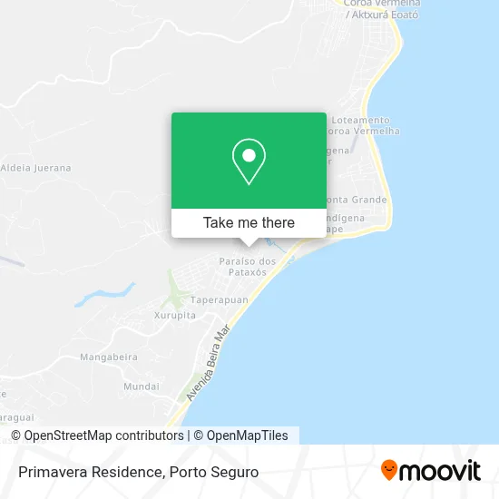 Residence Primavera map