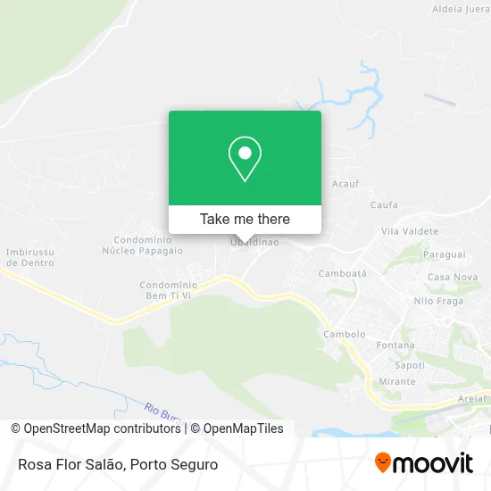 Rosa Flor Salão map