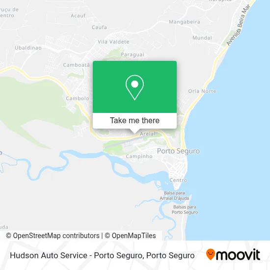 Hudson Auto Service - Porto Seguro map