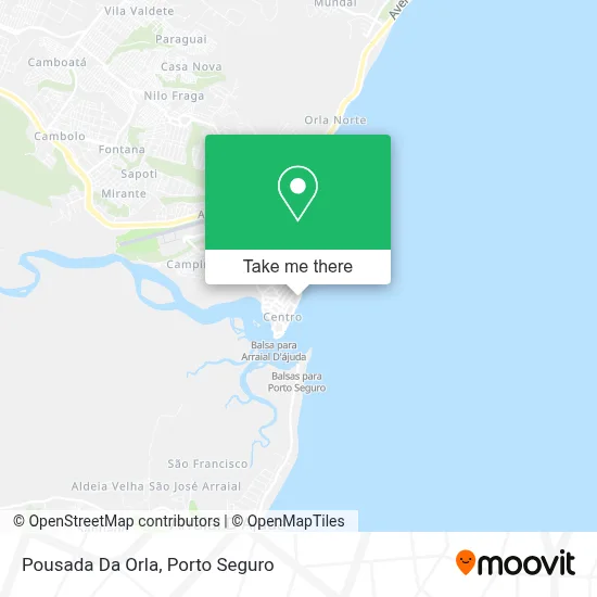 Pousada Da Orla map