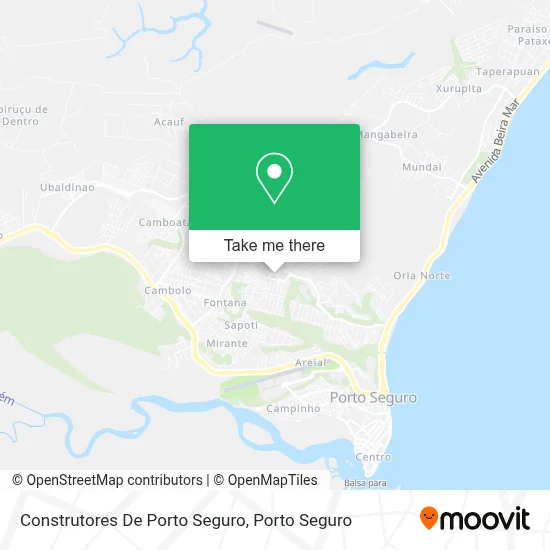 Construtores De Porto Seguro map
