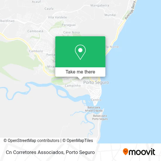 Cn Corretores Associados map