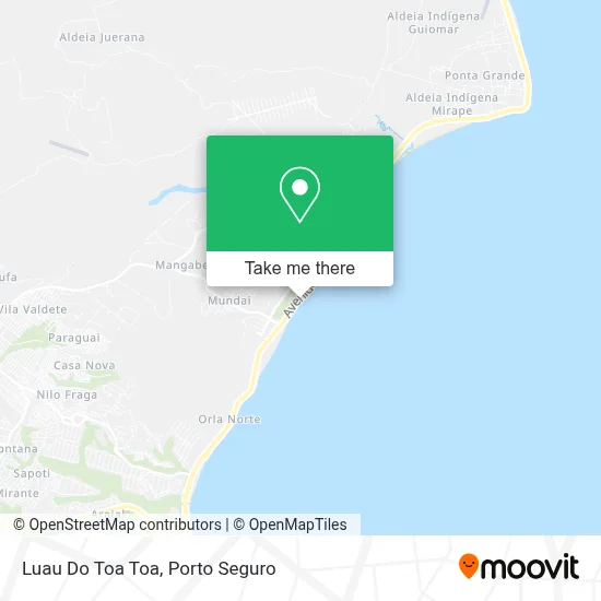 Luau Do Toa Toa map