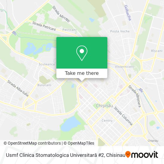 Usmf Clinica Stomatologica Universitară #2 map
