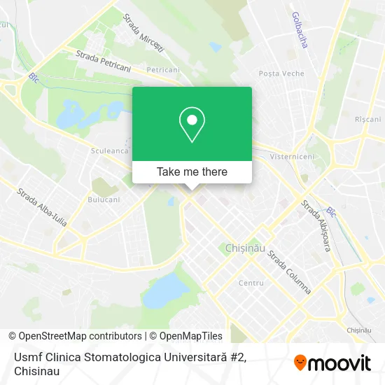 Usmf Clinica Stomatologica Universitară #2 map