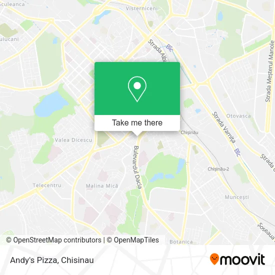 Карта Andy's Pizza