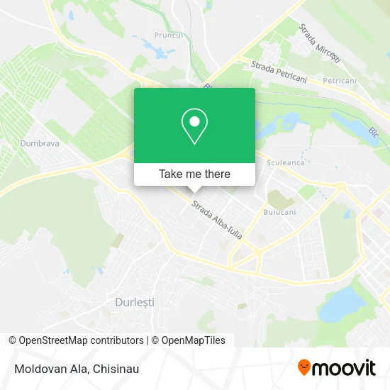 Карта Moldovan Ala