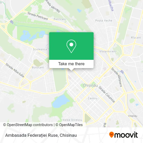 Карта Ambasada Federației Ruse