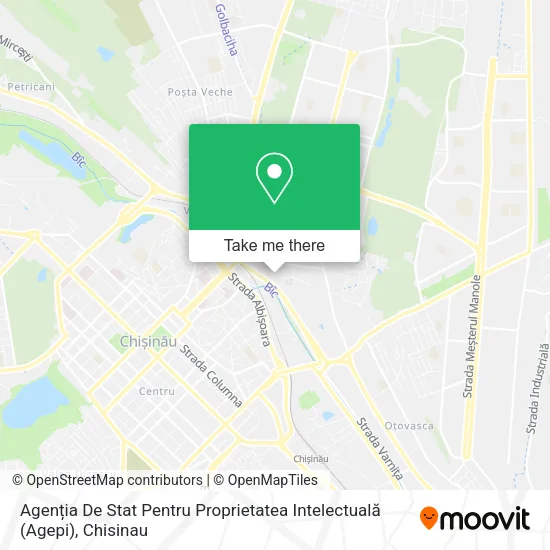 Agenția De Stat Pentru Proprietatea Intelectuală (Agepi) map