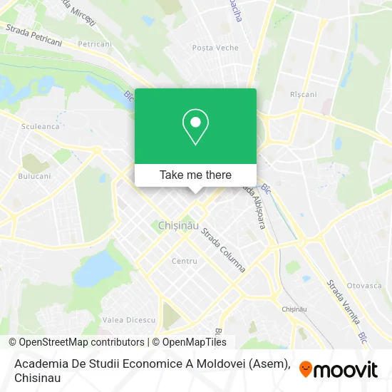 Academia De Studii Economice A Moldovei (Asem) map