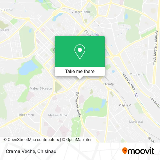Карта Crama Veche