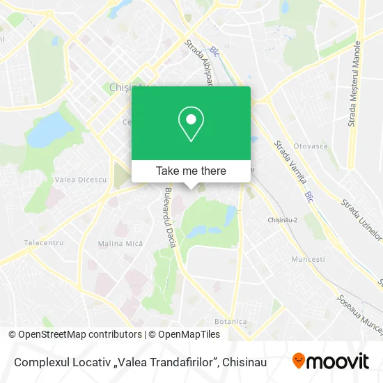 Complexul Locativ „Valea Trandafirilor” map