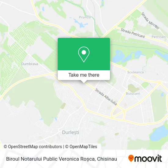 Карта Biroul Notarului Public Veronica Roșca