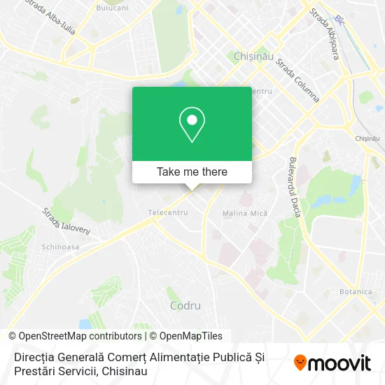 Direcția Generală Comerț Alimentație Publică Și Prestări Servicii map