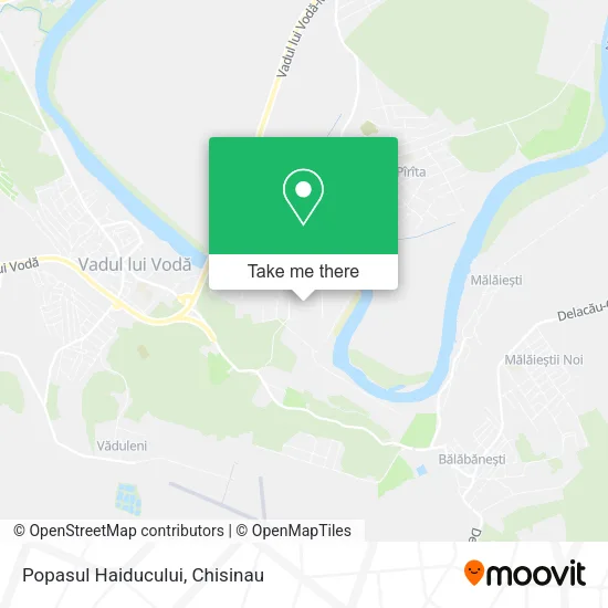 Карта Popasul Haiducului