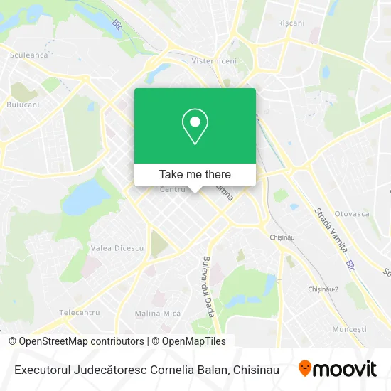 Executorul Judecătoresc Cornelia Balan map