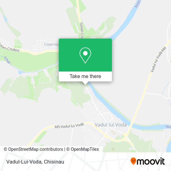 Как добраться до VadulLuiVoda в Chişinău на автобус?