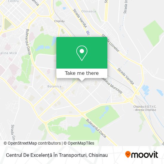 Centrul De Excelență În Transporturi map