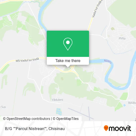 Карта B/G ""Parcul Nistrean""