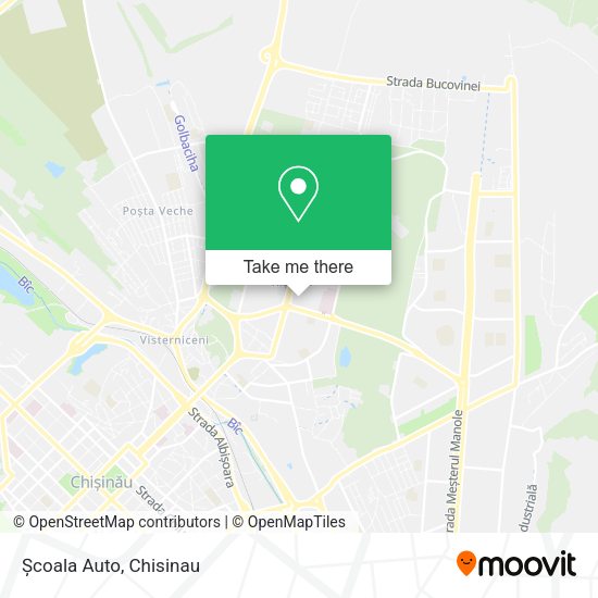 Карта Școala Auto