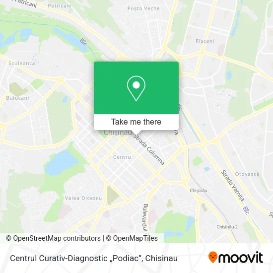 Centrul Curativ-Diagnostic „Podiac” map