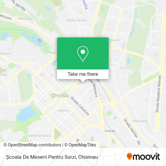 Карта Școala De Meserii Pentru Surzi
